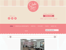 Tablet Screenshot of caketinznthingz.com.au